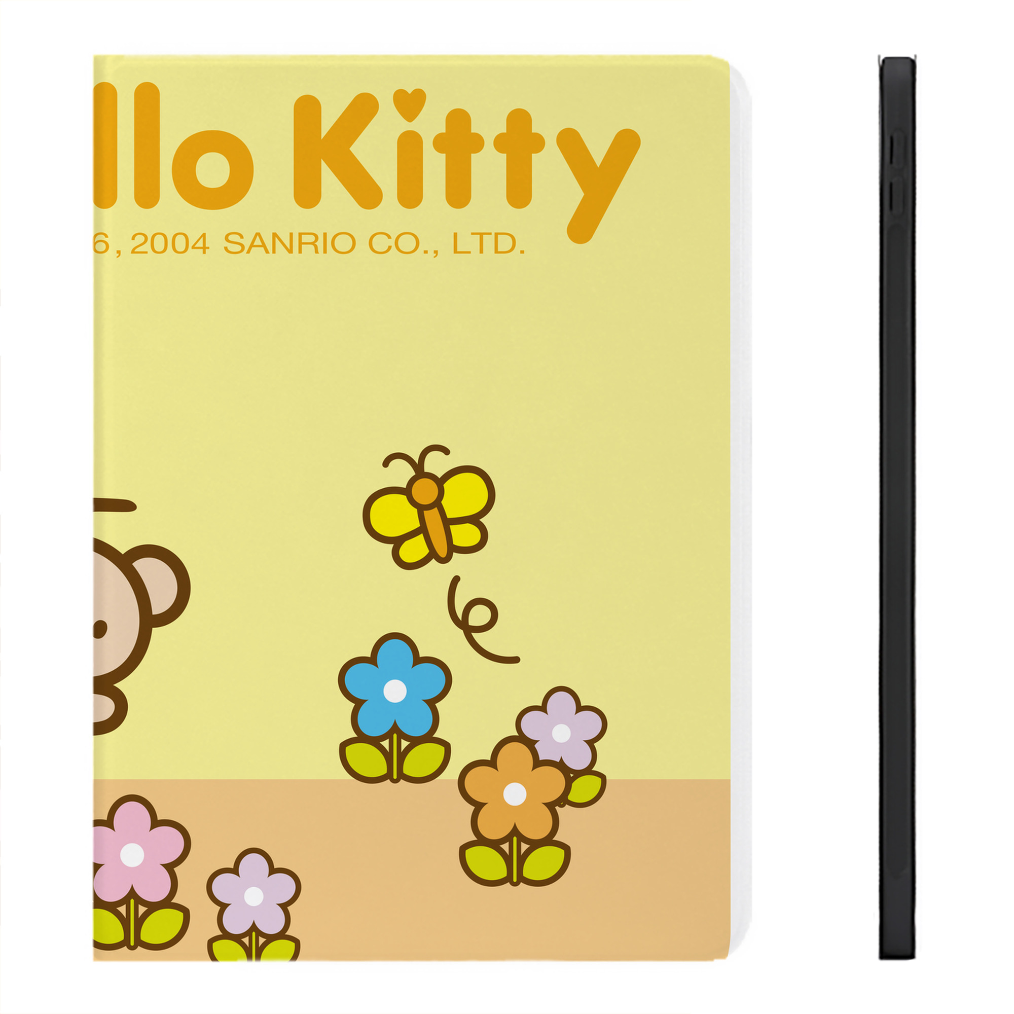 （画像用） Hello Kitty ハローキティ IPadケース ペンホルダー付き ブックスタイルデザイン